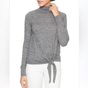 GAP Tie-Front Turtleneck Sweater